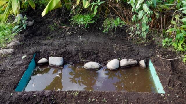 つむぎ野　ビオトープ設置